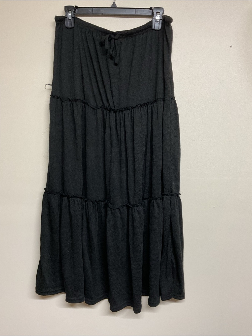 Black Tiered Maxi Skirt - Classic Women's Skirt